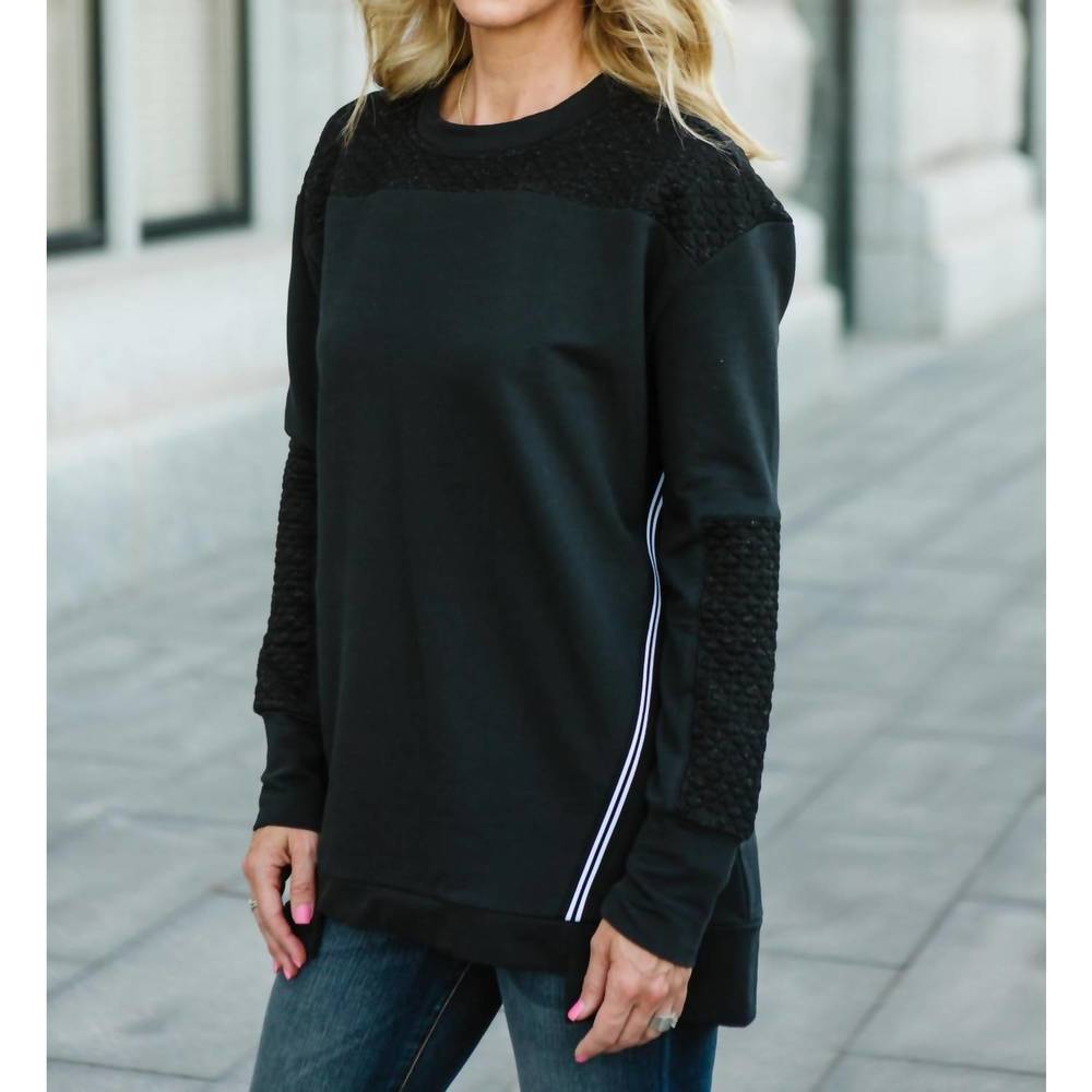 NEW LYSSE devoe sweatshirt in black